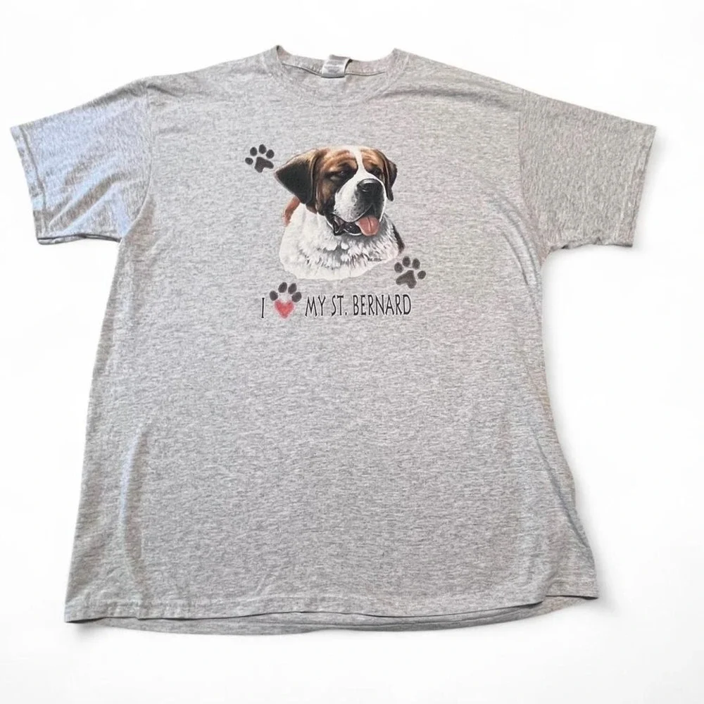 Vintage Saint Bernard tshirt jerzees